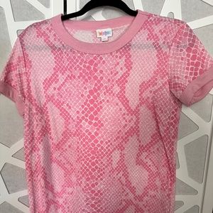 Lularoe Liv T Shirt Breast Cancer Awareness